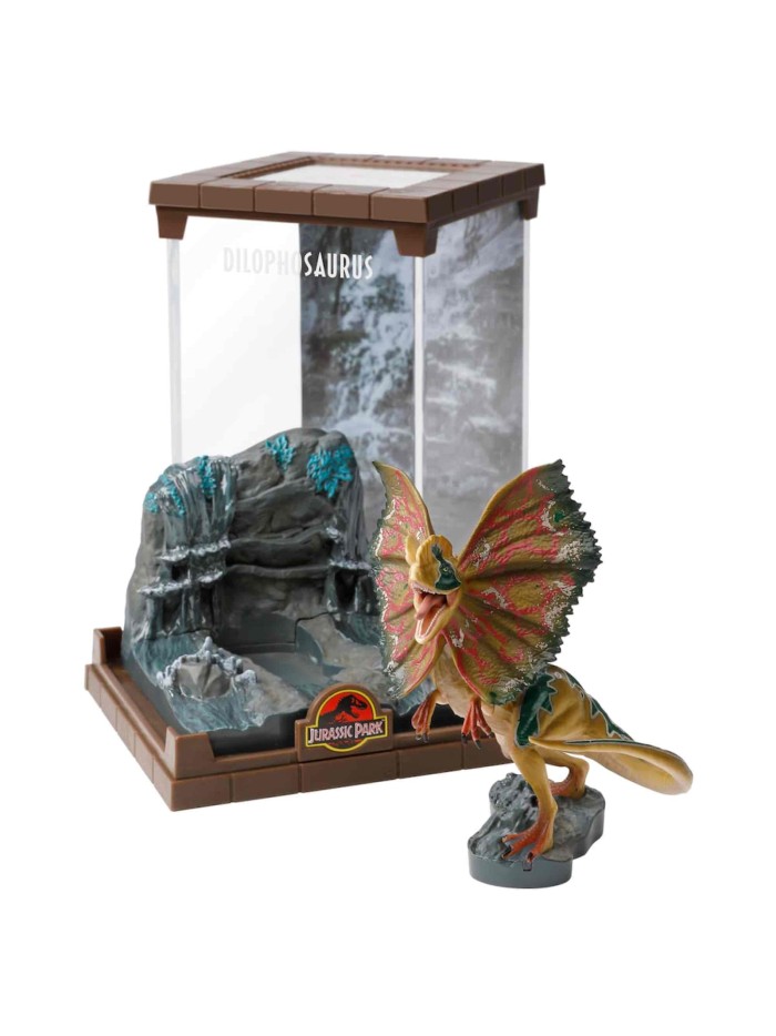 Figura the noble collection jurassic park dilophosaurus bendyfig diorama Figura the noble collection jurassic park dilophosaurus bendyfig diorama