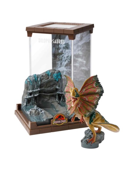 Figura the noble collection jurassic park dilophosaurus bendyfig diorama