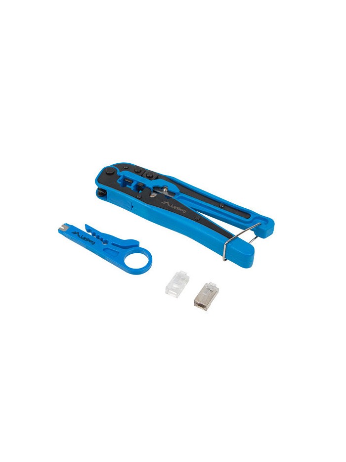 Kit crimpadora + stripping lanberg network nt - 0303 - conectores rj45 Kit crimpadora + stripping lanberg network nt - 0303 - conectores rj45
