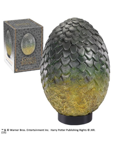 Réplica the noble collection juego de tronos huevo de dragon rhaegal 20.32 cm