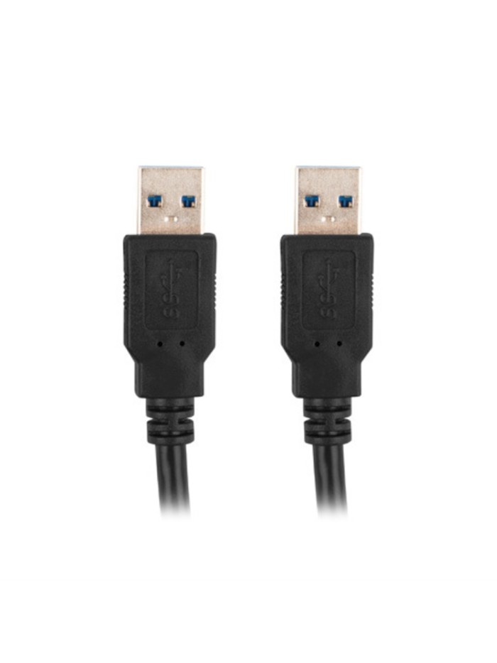 Cable usb 3.0 lanberg 0.5m - macho - macho - negro Cable usb 3.0 lanberg 0.5m - macho - macho - negro