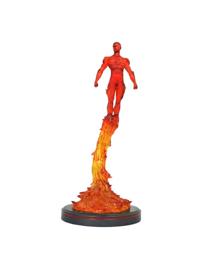 Figura diamond select toys marvel premier collection estatua resina antorcha humana Figura diamond select toys marvel premier collection estatua resina antorcha humana