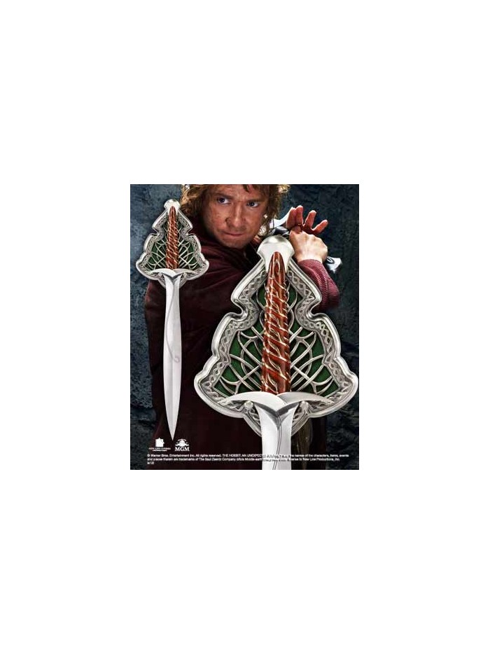 Replica espada de acero the noble collection el hobbit bilbo baggin dardo tamaño real 55 cm Replica espada de acero the noble collection el hobbit bilbo baggin dardo tamaño real 55 cm