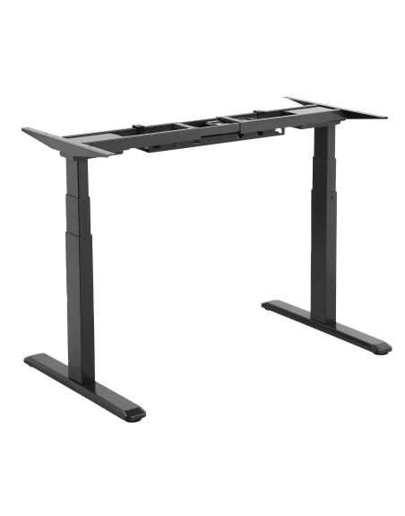 Signa estructura ajustable para escritorio doble motor y 3 segmentos negra