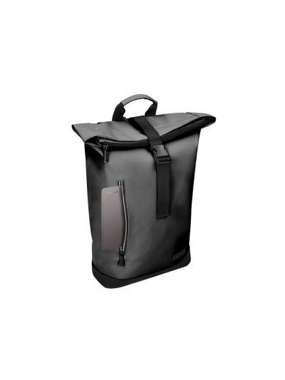 Cartera antartik mochila waterproof enrollable diseño casual color gris 480x130x280 mm