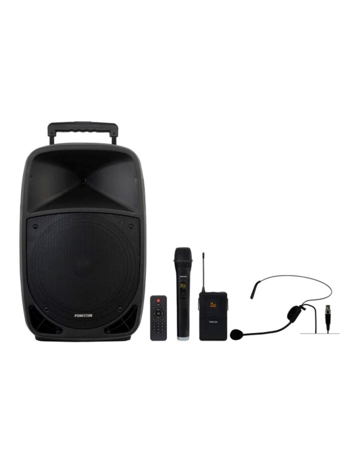 Altavoz portatil con microfono fonestar malibu - 312 - 50w rms Altavoz portatil con microfono fonestar malibu - 312 - 50w rms