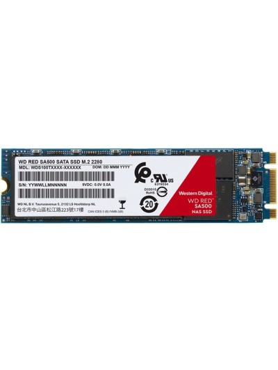 Disco duro interno ssd wd western digital red wds500g1r0b 500gb m.2 2280 sata 6gb - s