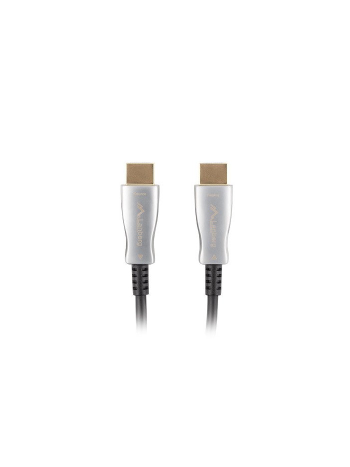 Cable hdmi lanberg m - m v2.0 optico aoc 80m negro Cable hdmi lanberg m - m v2.0 optico aoc 80m negro