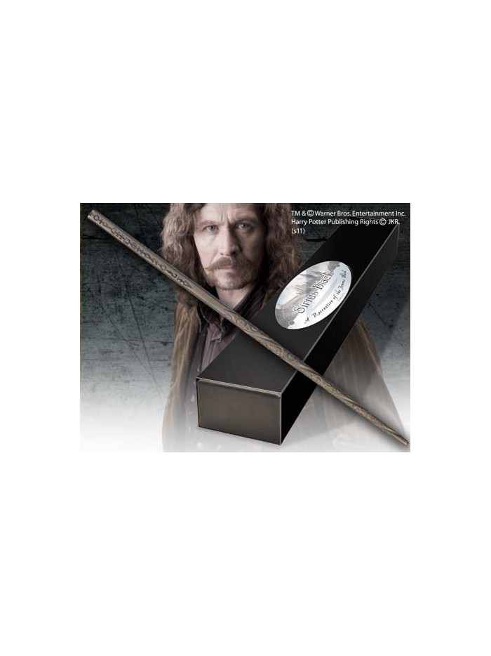 Replica the noble collection harry potter sirius black varita con caja y placa de identificacion Replica the noble collection harry potter sirius black varita con caja y placa de identificacion
