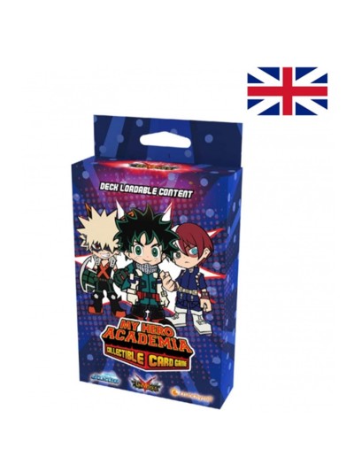 Juego de cartas my hero academia deck loadable content league of villans