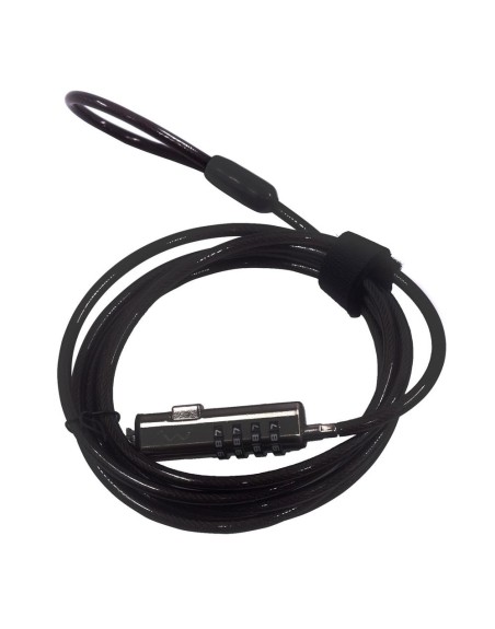 Cable de seguridad ewent para portatil - combinacion 4 digitos 1.8m