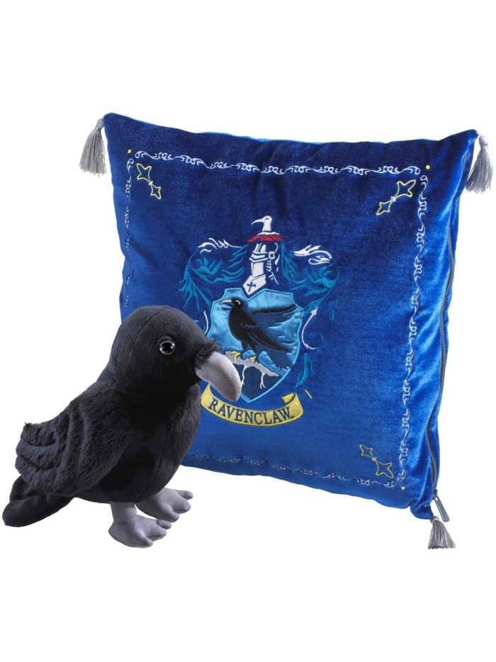 Peluche pack the noble collection harry potter cuervo mascota ravenclaw + cojin ravenclaw Peluche pack the noble collection harry potter cuervo mascota ravenclaw + cojin ravenclaw