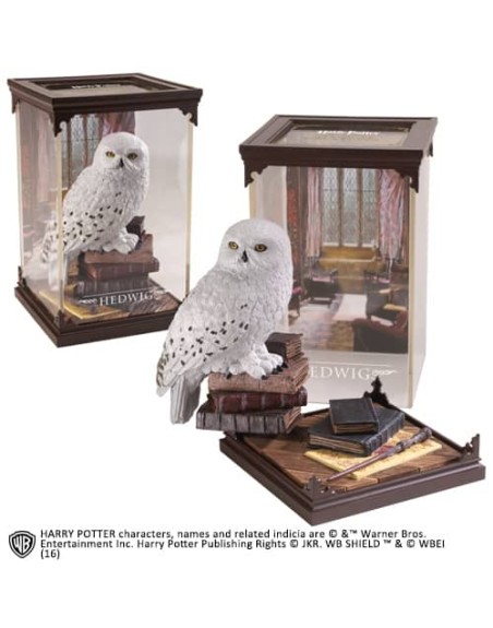 Figura the noble collection harry potter criaturas magicas hedwig
