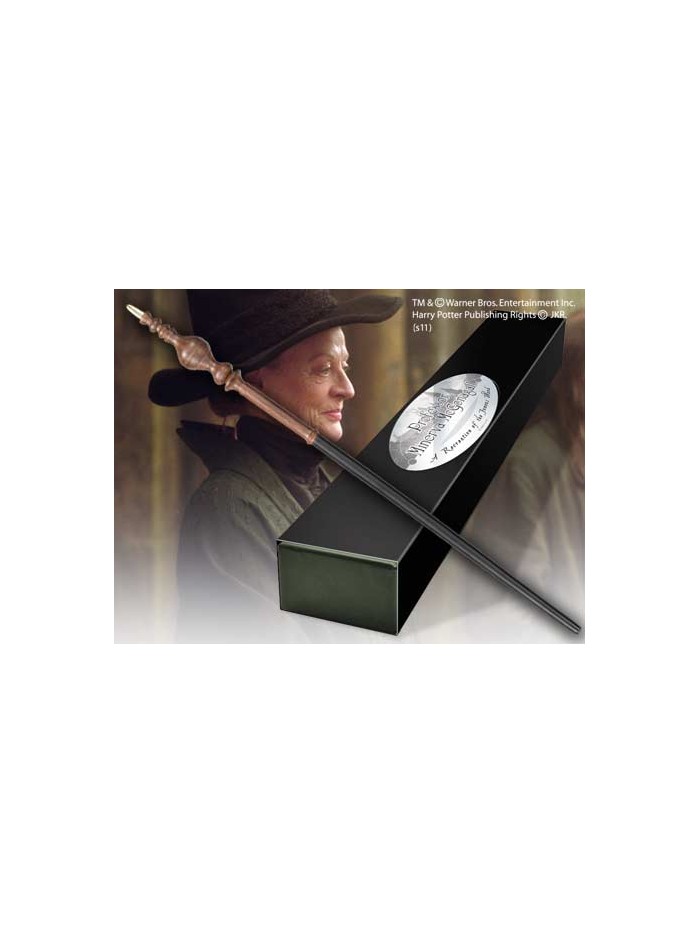 Replica the noble collection harry potter minerva mcgonagall varita con caja y placa de identificacion Replica the noble collection harry potter minerva mcgonagall varita con caja y placa de identificacion