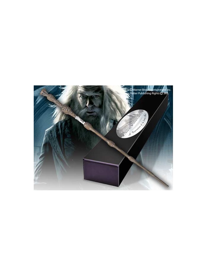 Replica the noble collection harry potter albus dumbledore varita con caja y placa de identificacion Replica the noble collection harry potter albus dumbledore varita con caja y placa de identificacion