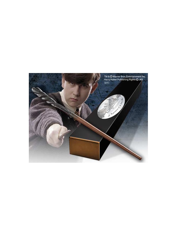 Replica the noble collection harry potter neville longbottom varita con caja y placa de identificacion Replica the noble collection harry potter neville longbottom varita con caja y placa de identificacion