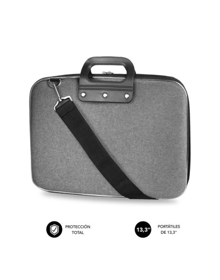 Maletin subblim eva para portatil 13.3 pulgadas gris