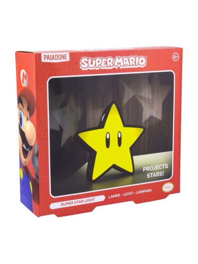 Lampara paladone super mario super estrella 25 cm
