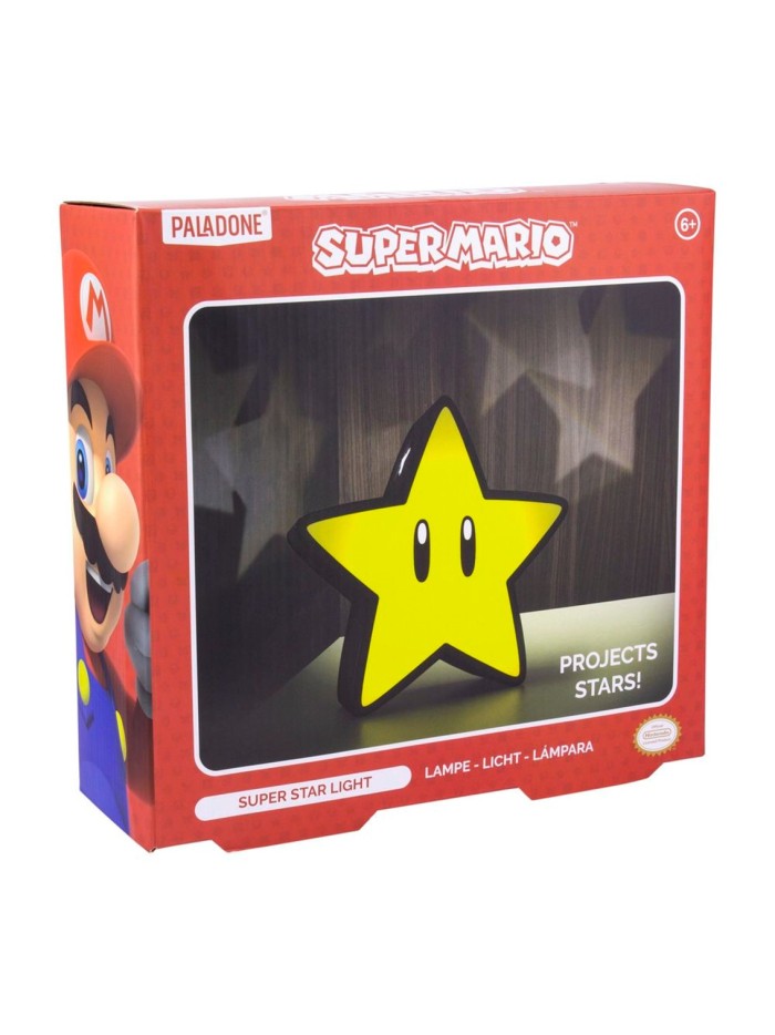 Lampara paladone super mario super estrella 25 cm Lampara paladone super mario super estrella 25 cm