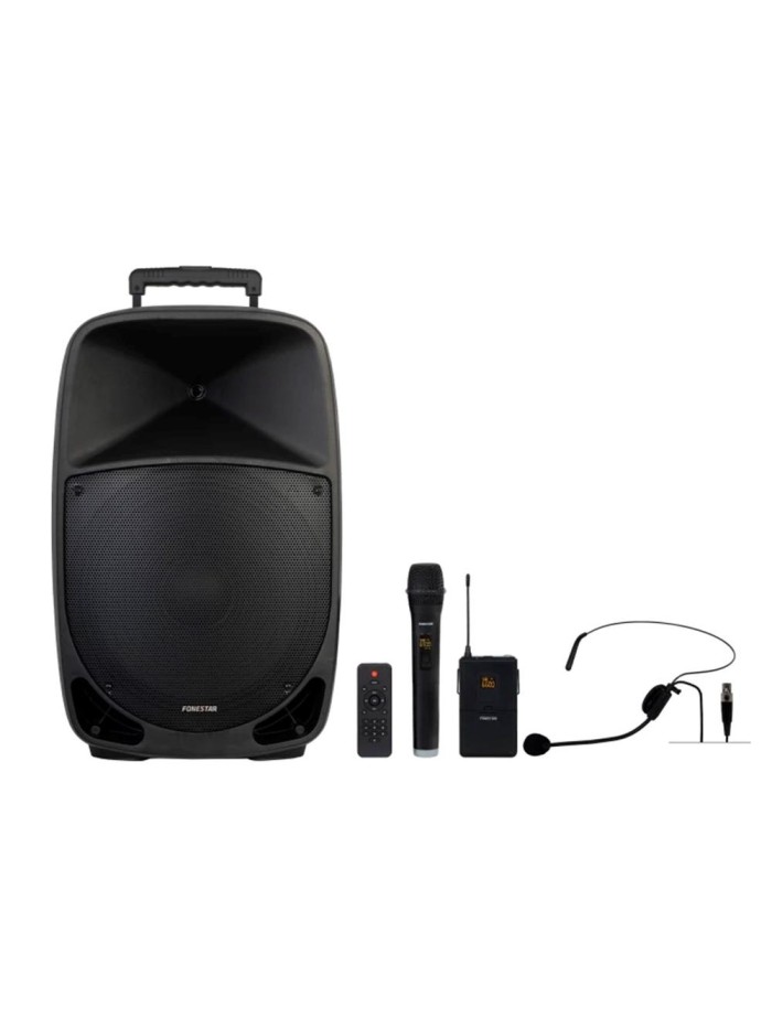 Altavoz portatil con microfono fonestar malibu - 315 - 50w rms Altavoz portatil con microfono fonestar malibu - 315 - 50w rms