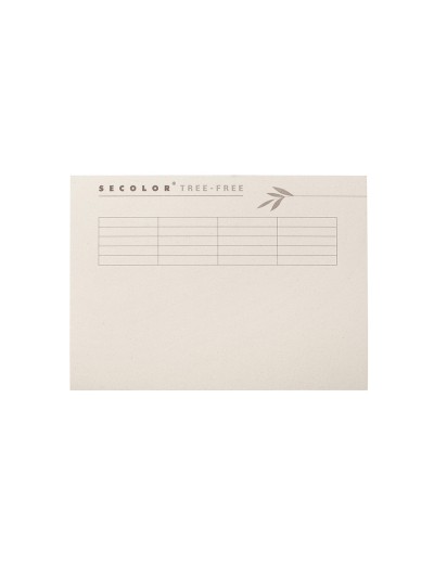 Subcarpeta cartulina tarifold 100% ecologica 226 g/m2 din a4 color crema pack de 10 unidades