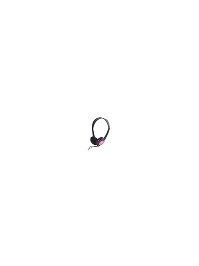 Auriculares maxell infantil diadema jack 3,5 mm longitud cabel 1,2 mt color rosa