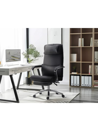 Silla q-connect direccion ravenna simil piel base metalica alt max 1300 anc 670 prof 730 mm ruedas premium