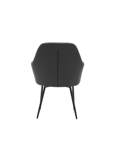 Silla q-connect confidente siemione base metalica alt max 820 anc 570 prof 580 color gris oscuro