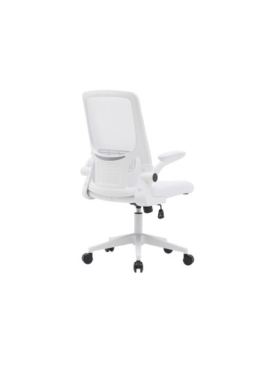 Silla q-connect oficina alba malla base metalica alt max 1110 anc 610 prof 580 ruedas premium color blanco