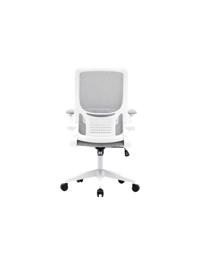 Silla q-connect oficina alba malla base metalica alt max 1110 anc 610 prof 580 ruedas premium color gris