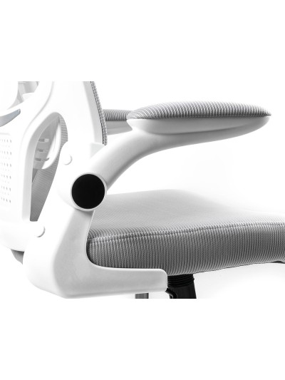 Silla q-connect oficina alba malla base metalica alt max 1110 anc 610 prof 580 ruedas premium color gris