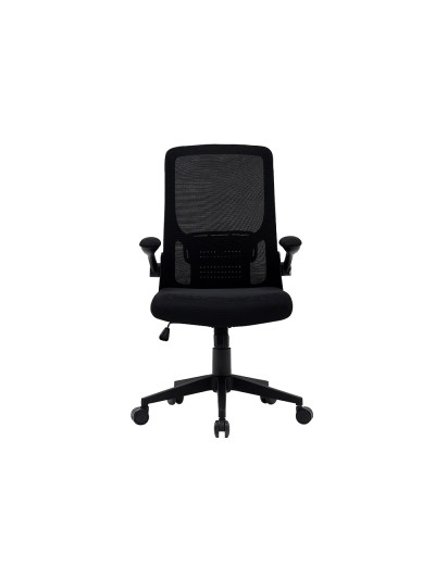 Silla q-connect oficina alba malla base metalica alt max 1110 anc 610 prof 580 ruedas premium color negro