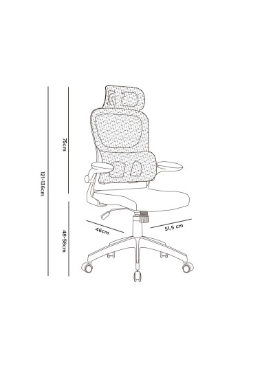 Silla q-connect direccion sorrento malla base metalica alt max 1320 anc 650 prof 600 mm ruedas premium gris