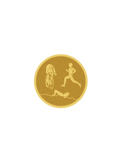 25/26 DISCO DORADO AUTOADHESIVA TRIAHLON Ø 2,5 CM