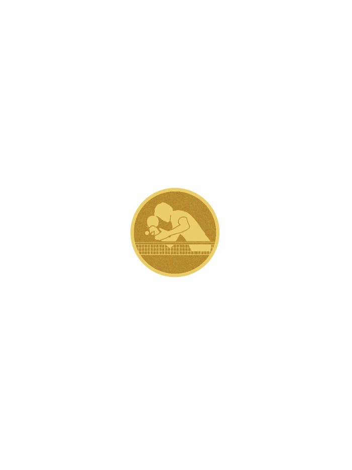25/26 DISCO DORADO AUTOADHESIVA PIN-PON Ø 2,5 CM