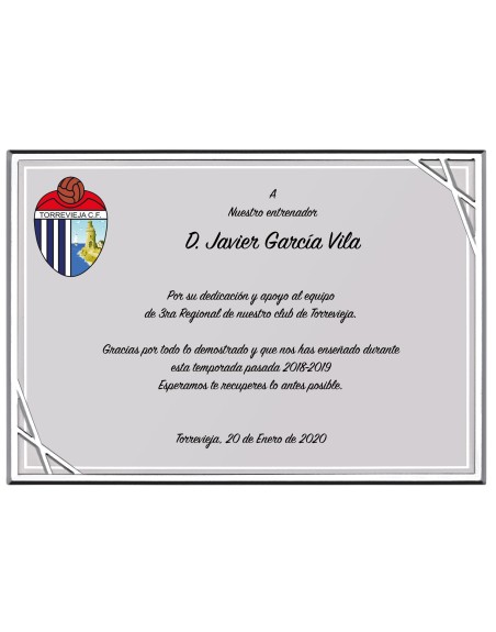 25/26 SOLO PLACA. 18 x 13 CM (E46)(MAD61, MAD12,MAD141,MAD82,MAD51)