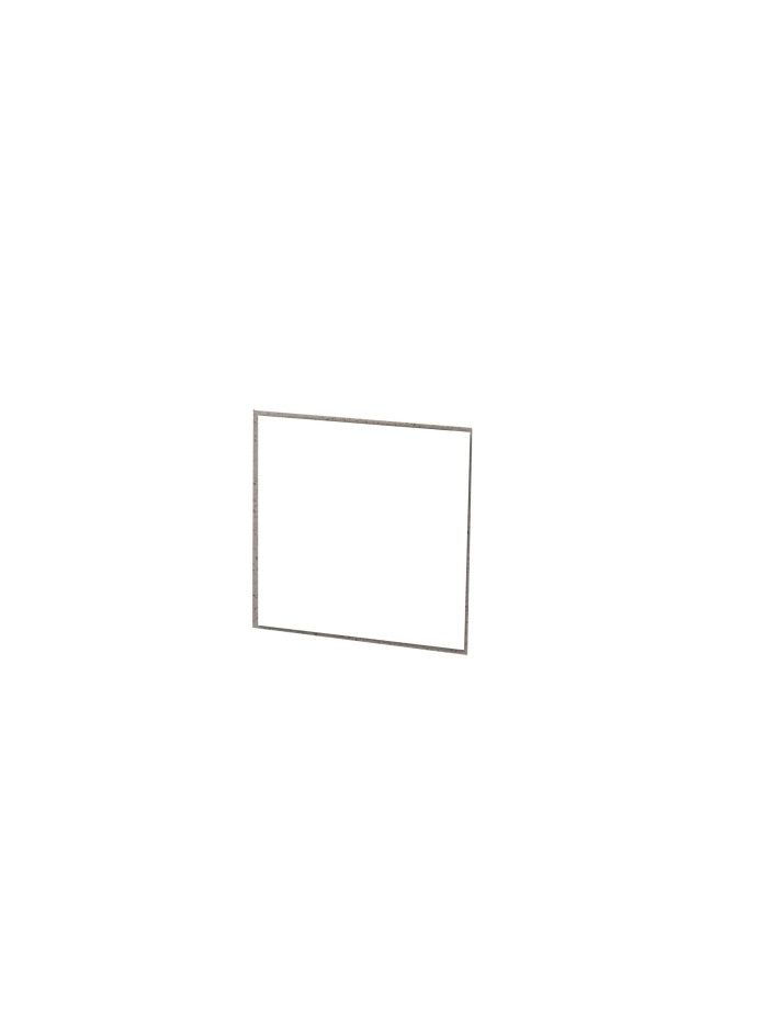 25/26 PLACA A LUMINIO BLANCA ESP. SUBLIMACIÓN 6,5 x 6,5 CM