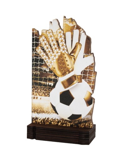 25/26 TROFEO MADERA PORTERO . 19 CM