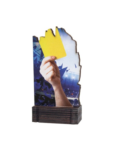 25/26 TROFEO MADERA ARBITRO . 13 CM