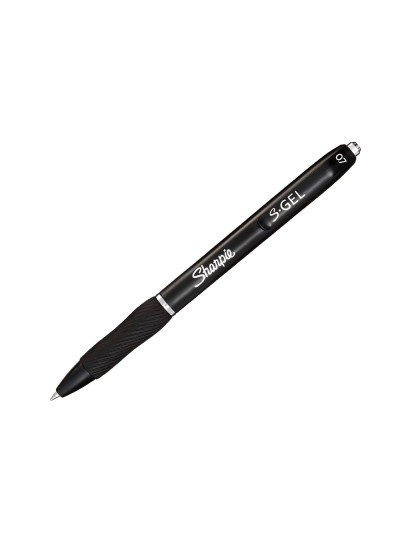 Boligrafo sharpie retractil tinta gel punta 0,7 mm color negro