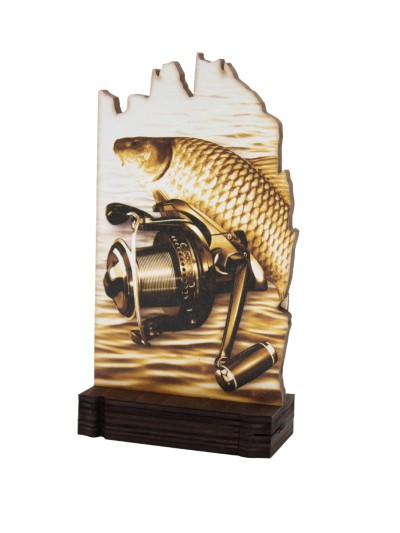 25/26 TROFEO MADERA PESCA . 19 CM