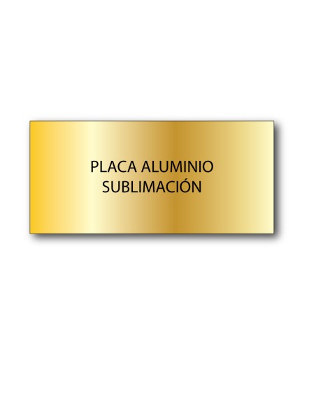 25/26 PLACA SUBLI MEDIDA 45 x 15 mm