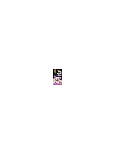Adhesivo pattex pega despega no mas clavo hasta 6 kg blister de 12 unidades