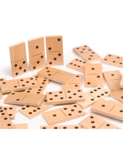 Puzle andreutoys domino animales madera 28 piezas