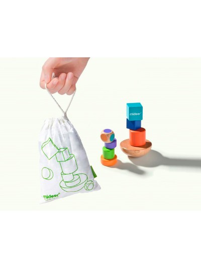 Juego mideer balanceo equilibra las figuras madera