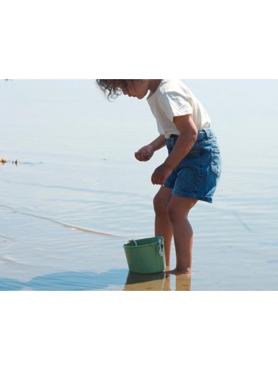 Cubo de playa vikingtoys ecoline ecologico y reciclable capacidad 1,5 litros