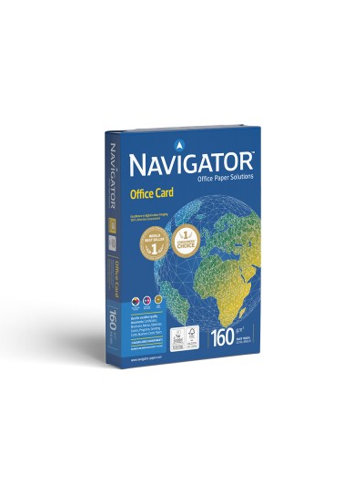 Papel fotocopiadora navigator din a3 160 gramos papel multiuso ink-jet y laser paquete de 250 hojas