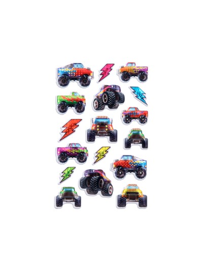 Pegatinas imaginovo kids carreras goma eva 190x105 mm en blister
