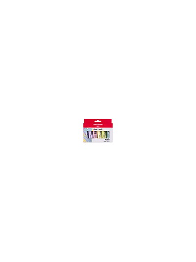 Pintura acrilica amsterdam 20 ml caja de 6 colores surtidos pastel