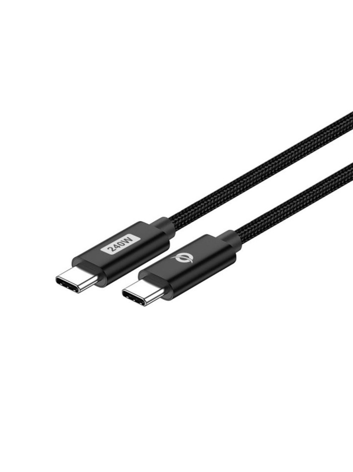Cable usb tipo c conceptronic 1.2m - macho - macho - pd 3.1 - 240w Cable usb tipo c conceptronic 1.2m - macho - macho - pd 3.1 - 240w